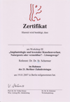 Zertifikat Workshop Knochenverlust 2007